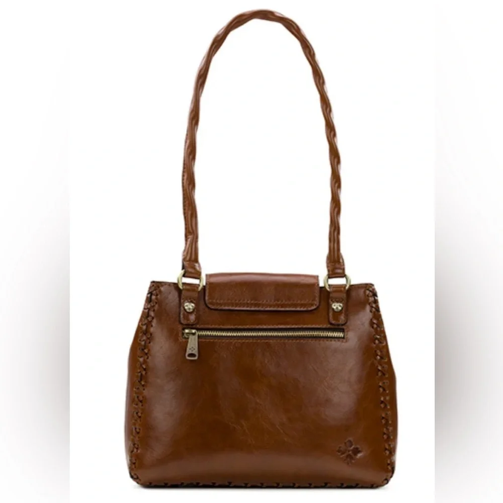 PATRICIA NASH Handbag Rosalia Leather Shoulder Bag Cognac AUTHENTIC NWT - Picture 2 of 15